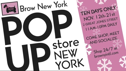Brow Pop-Up Store Soho